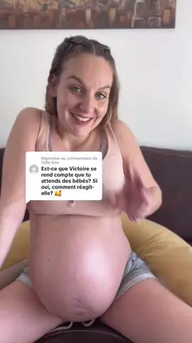 Réponse à @Zélie Dnx Vos ainés se rendaient compte 👶🏼? #fyp #twins #pregnant