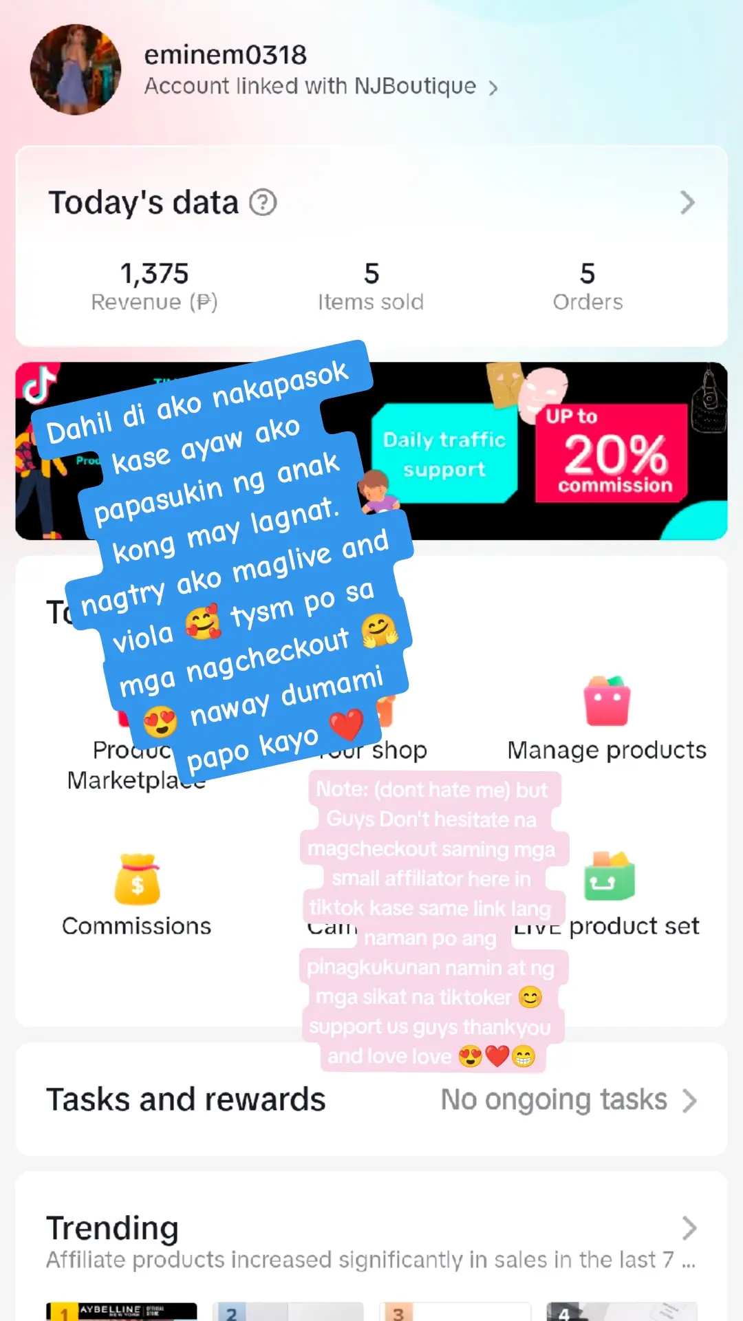 ✨THANK YOU SO MUCH PO SA MGA NAGCHECKOUT SA LIVE KO KANINA 🤗❤️ NAKAKATABA NG PUSO 🥰 #fypシ #fyp #foryou #affiliate #tiktokfinds #affiliatetiktok #sexytary #thankyoulord #livecheckout 