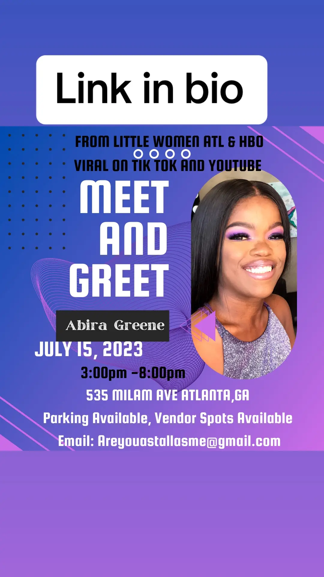 Atlanta you Up first 7/15/23 lets gooooo #dwarfism #Summer #meetandgreet 