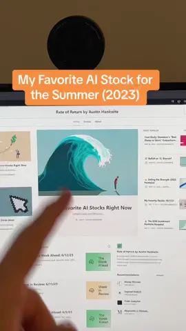 These are my favorite AI stock for the summer: 