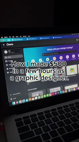 I’m the Canva graphic designer! I do not use photoshop at all and I do majority of my work from my phone! I love my industry because I get to be creative and help business owners brand and bring their ideas to life! Want to learn more? Star did it dot com :)  #Starlo #StarDidIt #Canva #CanvaHacks #GraphicDesigner 
