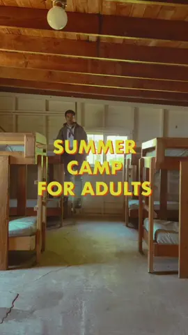 Summer Camp for Adults but make it Wes Anderson… 😏 We have less than 20 bunks left at camp, make sure you reserve yours before it’s to late!! 🏕️ #wesandersontrend #wesandersoninspired #summercampforadults #seattlewashington #seattle 
