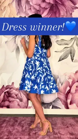Will be on repeat.💙 #summerdress #cutedress #dresses #petiteoutfit #twirlydress #samedelman #petalandpup #fypage #styleinspo #ltkstyletip #dresstok 