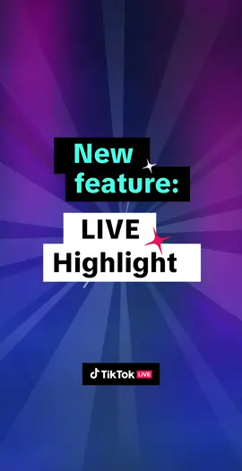 #LIVEhighlights - New features from #LIVEStudio！Follow along with this guide to learn how to create videos from your LIVE. Take your TikTok LIVE to the next level!