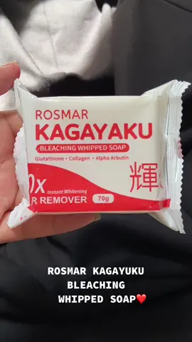 ROSMAR KAGAYAKU BLEACHING WHIPPED SOAP❤️ #fyp #buynow #tiktokshop 