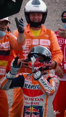 One of the most astonishing comebacks we've ever seen in #MotoGP! 🤯In Sachsenring 2021, Marc Marquez returned to the top step of the podium after overcoming his horrific injury 👏 #GermanGP 🇩🇪 #Motorsport #Motorcycle #Racing #MM93