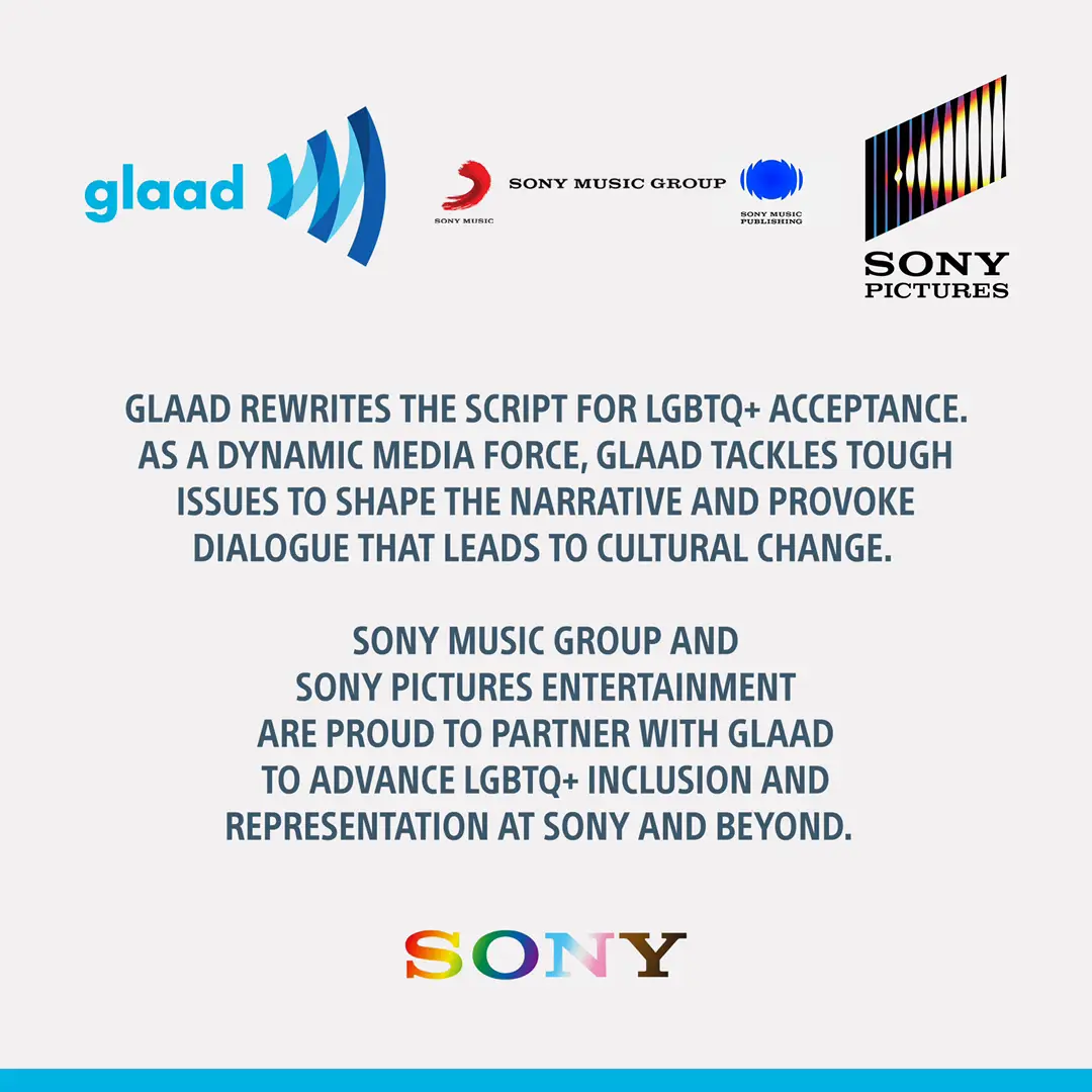 Highlighting our partnerships across Sony for Pride Month. It's important for everyone to have a voice in our society. Across the Sony family, we’re proud to commit our resources to the LGBTQ+ community #sony #pridemonth 