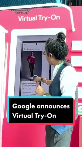 this is going to change the game for online shopping! 🛍 #google #googleshopping #googleai #googletryon #googlemaps #googlelens #virtualtryon 