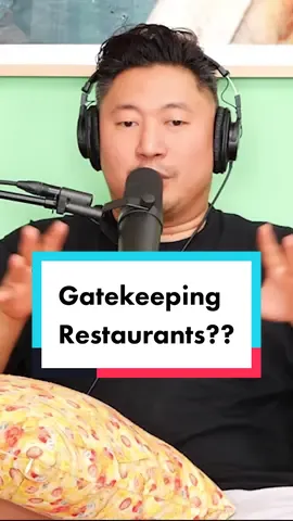 Should We Gatekeep Restaurants?🤔 | New Podcast Episode OUT NOW! (LINK IN BIO) #FunWithDumb #dumbfoundead #comedypodcast #comedy #podcast 