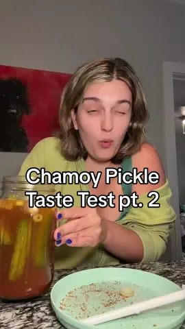 Sweet & sour! Omw to grab some fruit roll ups & salsa-ghetti 😋 #chamoypickle #pickletok #izeatz 
