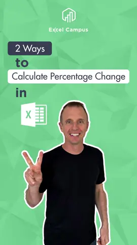 📊 Increase Your Excel Skills: 2 Simple Ways to Calculate Percentage Change! 📈 #exceltips #excel  #DataAnalysis #PercentageChange #ExcelFunctions