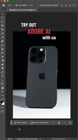 Messed around with Adobe AI and was not dissapointed 🖌️ #adobeai #adobe #photoshop #ai #apple  #iphone