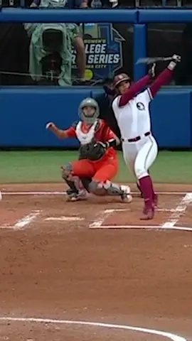 Hear the bat crack on ALL 19 home runs from the 2023 #WCWS  💣 #softball #ncaasoftball #collegesoftball #softballtiktoks #softballtiktok #homerun #homeruns