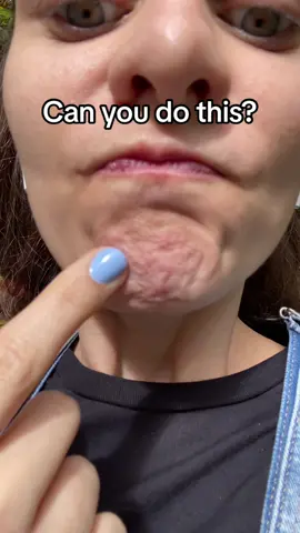 Apparently people who can do the scrunchie chin are known to be more intelligent, kind and noble people. Also i just made all that up! Can you do this? #fyp #funny #random #comedy #viral 
