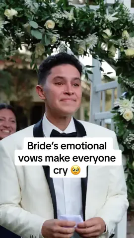 Grab the tissues because we are all in tears hearing Amanda's emotional and touching vows to Mercedes 😭 🎥: @shannonkellyfilms  Watch more amazing weddings 24/7 for free on The Love Stories TV Channel. Learn where you can stream at lovestoriestv.com/live #LoveStoriesTV #WeddingTikTok #WeddingTok #emotionalweddingmoments #bridaltiktok #LesbianWedding #lgbtqwedding #Pride #weddingvows 