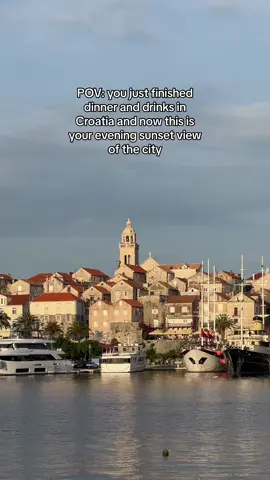 The most beautiful town ✨ #korcula #croatiadestinations #croatia #solotravel #solofemaletraveler #fvp #forvou #foryoupage #traveltiktok #europe
