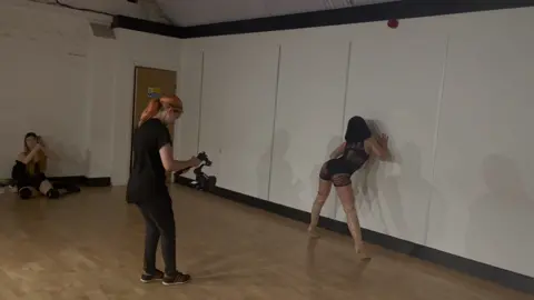 @Nazpourzal ‘s lingerie class is EVERYTHING!!! #heelsdance #danceclass 