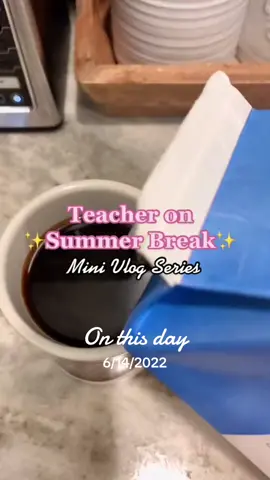 Summer Break ☀️🫶🏻 #teacheronsummerbreak #teacheronbreak #summervlog #dayinthelifeofateacher #teacherdayinthelife #dayinmylife #dailyvlog #teachervlog #teachermomvlog #onthisday 