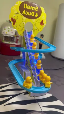 Little Yellow Duck Climbing Stairs with Light and Music.This is too cute#toys