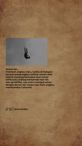 😞😞 #hijrah #reminder #reminderislamic #renungan #menobodys #quoteoftheday #islamic_video #quotesislam 