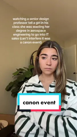 ITS CALLED A PIVOT OKAY (technically he wasn’t wrong but who uses stuff from their degree anyways 🙃) #canonevent #itsales #techsales #cisco #networkengineer #techtok #salesengineer 