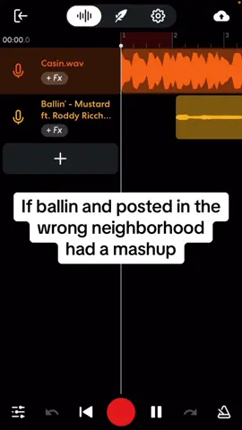 If ballin and posted in the wrong neighborhood had a mashup! This is what it would sound like! Soon on streaming platforms #fyp #ballin #mashup #bandlab #animanstudios 