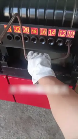 Straighten a rebar