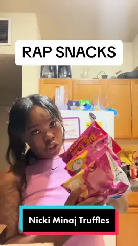 NICKI MINAJ RAP SNACKS REVIEW .. have you tasted them ??? #fyp #BlackTikTok #blackgirltiktok #foodblogger  #food #Foodie #foodtiktok #FoodLover #FoodTok #foodreview #yummy #Summer #foodies #CreateWithEffects #beautiful #TrendTok #TrendTokApp#VozDosCriadores #screammovie 
