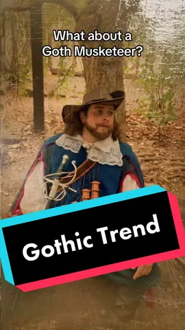 I think we need a gothic three musketeer retelling #larp #larping #renfaire #trend #goth #musketeers #CapCut 
