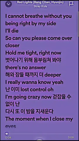 Red lights - Stray kids (full ver.) #skz #straykids #spotify #protecthyunjin #fyp 