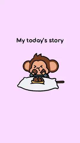 A day in the life of Chimpi 🥹🫶  #dayinmylife #cute #animated 