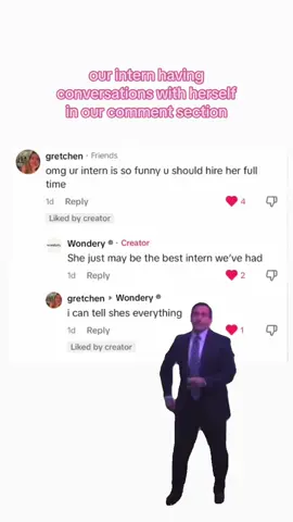 me, her boss, checking the notifications 👁️👄👁️ #CapCut #socialmedia #socialmediamarketing #intern @gretchen  