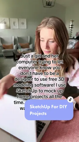 ATTN: You don’t have to be a designer to use 3D modeling software! I use SketchUp to model house projects all the time & it saves me so much time, frustration, & money. Follow along if you wanna learn how to use it too!  #interiordesigner #homeowner #homerenovation #howtousesketchup #free3dmodels #designpresentation #designprocess #homediy #homerenovation #interiordesignsoftware 