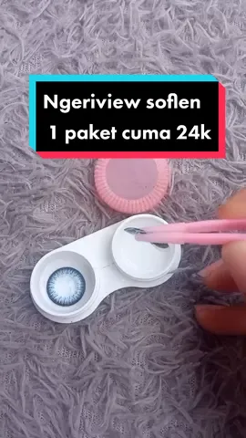 Sumpah aku gak nyesel beli soflens ini karena harga aslinya nya tu 75000 karena ad diskon 45% jadi harganya 40000 guyss, dan di aku dapet harga cuma 24000 bestyy, dan itu juga udah dapet 1paket soflen  yg terdiri dari 1.temoat soflens 2.soflennya 3.penjepit soflens 4.cairan soflens dan itu pula Uda dapet gratis ongkir loh besty, tunggu ap lagi buruan kalian co sebelum kehabisan. CEKOUT NYA DI KERANJANG KUNING AKU YA BESTY #soflens #soflenmurah #soflencantik #fyp #viral #foryou 