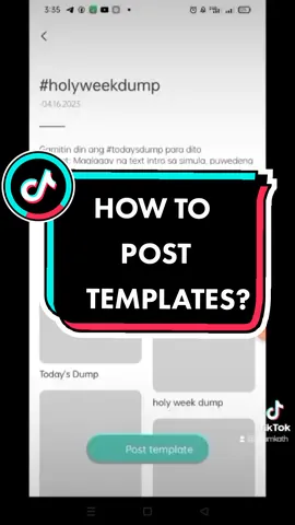 Hi new creators. Watch this video on how to post templates on Capcut. 