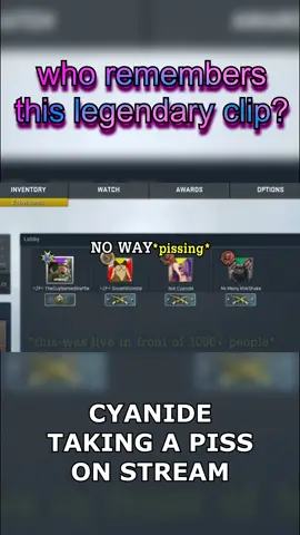 Cyanide taking a piss on stream (Credits: SovietWomble) #fy #fyp #foryou #foryoupage #viral #soviet #sovietwomble #cyanide #funny #funnygaming #nostalgia #nostalgiakicks