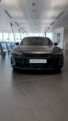RS e-tron GT in Daytona Grey 🤩 #audi #rsetrongt #audirsetrongt #fyp #foryoupage 