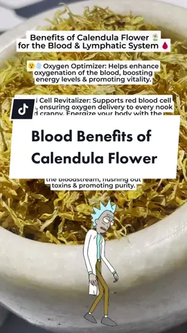 Benefits of Calendula Flower 🌼 for the Blood & Lymphatic System 🩸 😮‍💨 Oxygen Optimizer: Helps enhance oxygenation of the blood, boosting energy levels & promoting vitality. 🩸 Red Cell Revitalizer: Supports red blood cell health, ensuring oxygen delivery to every nook and cranny. Energize your body with the power of petals! 💫 Circulation Champ: Improves blood circulation, keeping your precious life force flowing smoothly. ✨ Blood Cleanser: Helps detoxify the bloodstream, flushing out toxins & promoting purity.  #calendula #calendulaflower #Calendulaofficinalis #bloodcleanse #herbalsupplements #restoredbylife #herbaliron #wellnesstok #detox #cleanse #lymphatic #herbaldetox #drsebi 