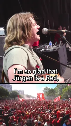 Jamie Webster and 65,000 Liverpool fans singing Jurgen Klopp's song in Paris. ❤️✊ @jamiewebstermusic #LFC #LiverpoolFC #Liverpool #YNWA