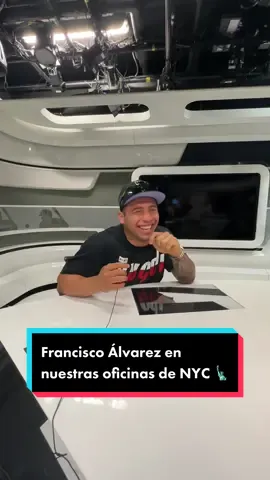 Visita de Francisco Álvarez de los Mets a nuestras oficinas en NYC. ¡Risas, preguntas y diversión garantizada! ⚾️ 💬 