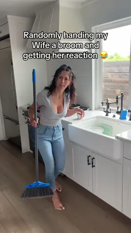 What should I hand her next? 🤔 #couple #couplegoals #husbandwife #comedy #wife #husband #Relationship #prank #prankwars 