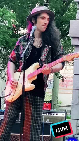 Red House at Fringe Fest last week 🌞 #guitarsolo #bluesguitar #fyp 