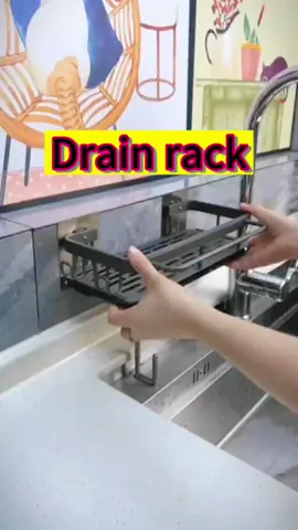 Wall Mounted Rag Drainer#goodthing #household #fyp #foryou #kitchen #shelf 