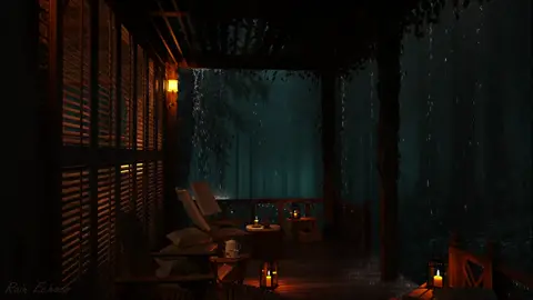 Sleep well but don't let yourself got wet by RainStorm out cold Forest - Rainsound for sleeping, study, relaxation