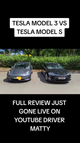 Tesla model 3 vs Tesla model s size comparison and is it worth the extra money? Check out full review on yt. #tesla #teslamodel3 #teslamodels #elonmusk 