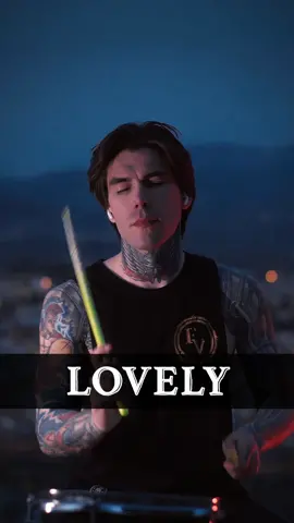 Isn’t it lovely, all alone #drumcover #drumming #lovely #billieeilish 