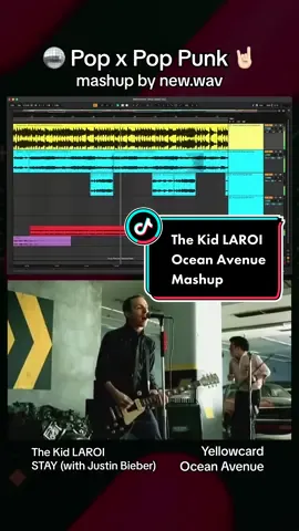 The Kid LAROI & Ocean Avenue?? 🤯 #thekidlaroi #justinbieber #yellowcard #oceanavenue #poppunk #emo #mashup