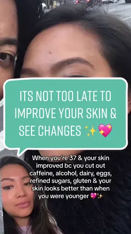 Yes, you can make improvements to your skin with the right diet, supplements, products and devices. & no, i do not get cosmetic procedures done bc my body is very sensitive & I’m always looking to remove toxins 💖✨ #greenscreen #glowingskin #healthyskinhacks #blemishes #eczema #antiagingtips 