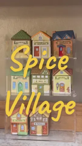 lenox spice village dupe 🏡  #vintage #lenox #spicevilage #kitchen #softlife #decor 