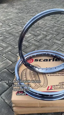velg scarlet masuk warna titanium aja 160/185-17  satset #kiosclassicgresik #cbjatim #ninjass #ninjaR #glpromaxindonesia #glproneotechnganjuk #rxkingindonesia #cbglmptiger_sidoarjo 